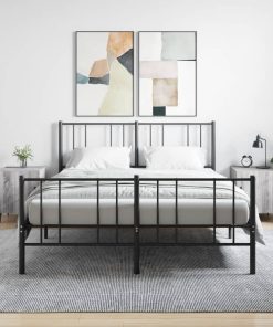 Comodini 2 Pz Grigio Sonoma 40x40x50 Cm In Legno Multistrato