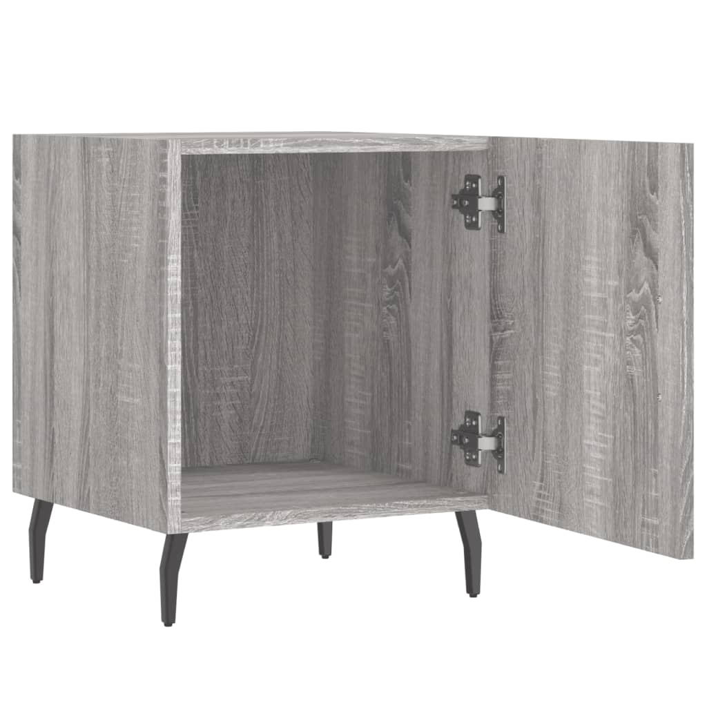 Comodini 2 Pz Grigio Sonoma 40x40x50 Cm In Legno Multistrato - Image 5