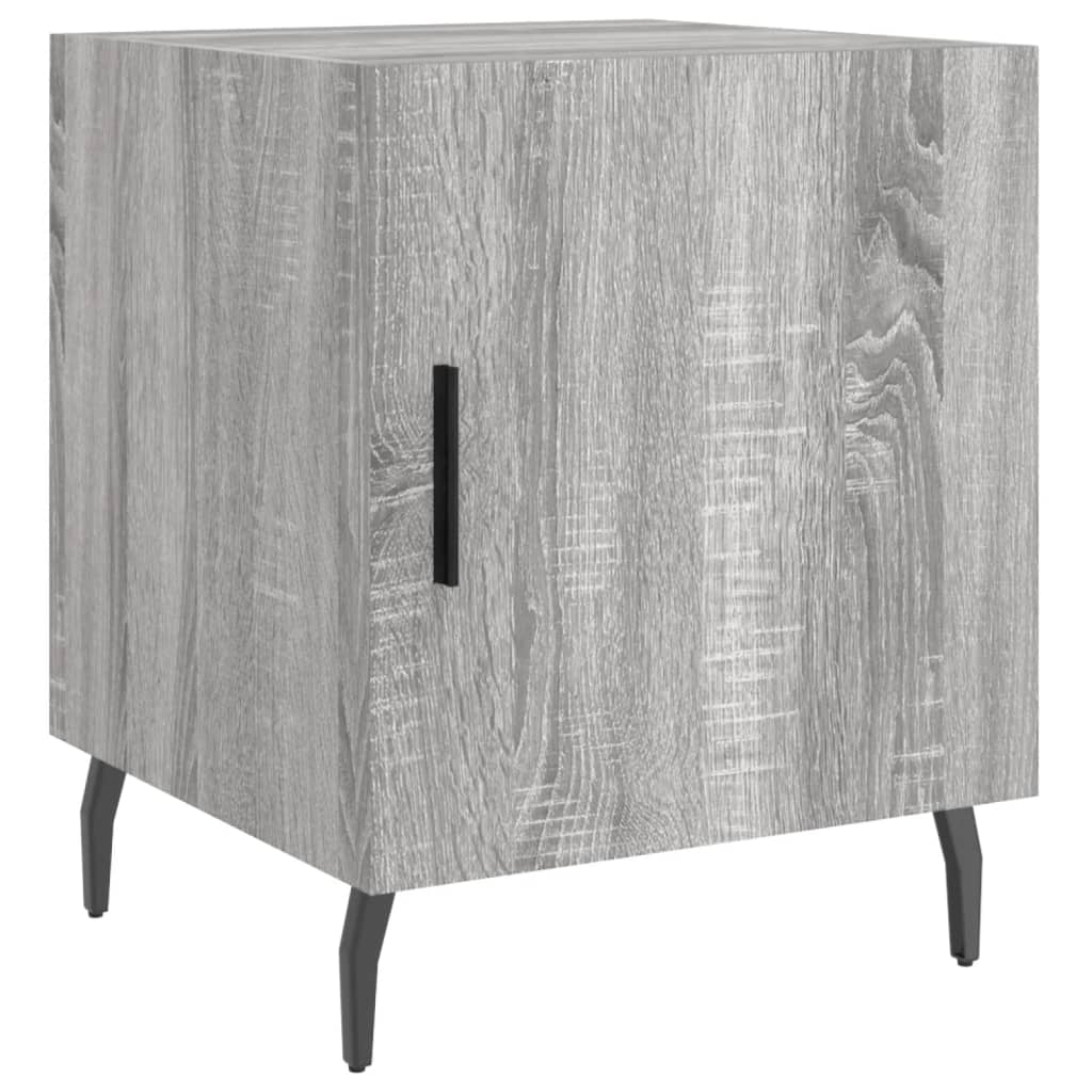 Comodini 2 Pz Grigio Sonoma 40x40x50 Cm In Legno Multistrato - Image 6