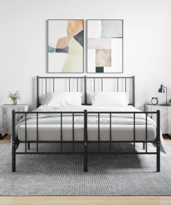 Comodini 2 Pz Grigio Sonoma 40x40x50 Cm In Legno Multistrato