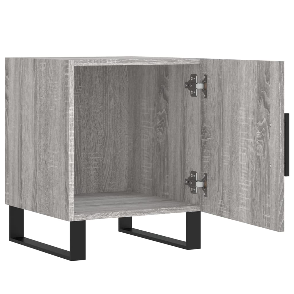 Comodini 2 Pz Grigio Sonoma 40x40x50 Cm In Legno Multistrato - Image 5
