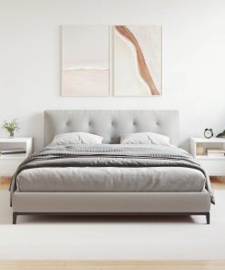 Comodini 2pz Bianchi 40x35x50 Cm In Legno Multistrato