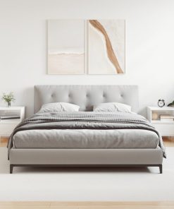 Comodini 2pz Bianco Lucido 40x35x50 Cm In Legno Multistrato