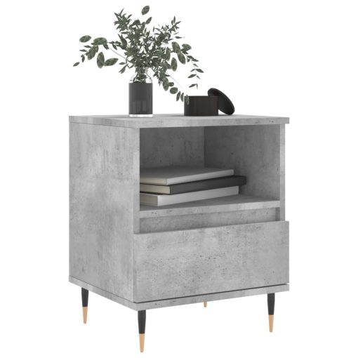 Comodini 2pz Grigio Cemento 40x35x50 Cm In Legno Multistrato - Image 3