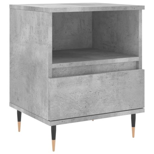 Comodini 2pz Grigio Cemento 40x35x50 Cm In Legno Multistrato - Image 5