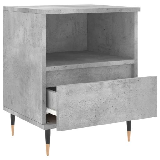 Comodini 2pz Grigio Cemento 40x35x50 Cm In Legno Multistrato - Image 6
