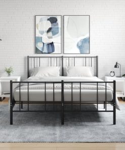 Comodini 2pz Bianchi 40x35x50 Cm In Legno Multistrato