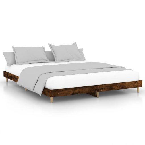 Giroletto Senza Materasso Rovere Fumo 120x200 Cm In Truciolato - Image 2