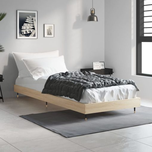 Giroletto Senza Materasso Rovere Sonoma 75x190 Cm In Truciolato - Image 3