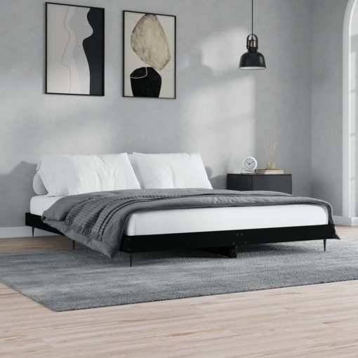 Giroletto Nero 200x200 Cm In Legno Multistrato