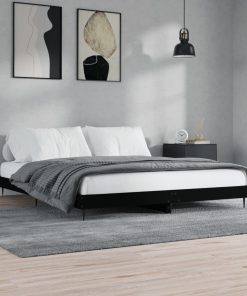Giroletto Nero 120x200 Cm In Legno Multistrato