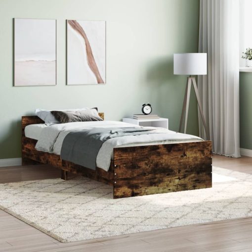 Giroletto Senza Materasso Rovere Fumo 100x200 Cm In Truciolato
