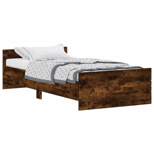 Giroletto Senza Materasso Rovere Fumo 100x200 Cm In Truciolato - Image 2