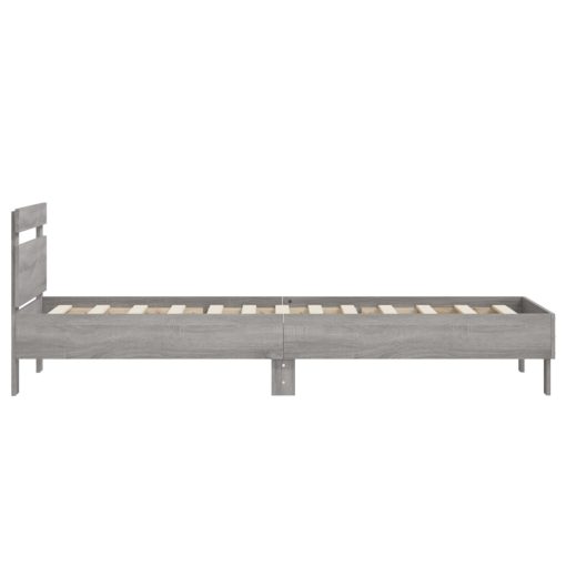 Giroletto Con Testiera Grigio Sonoma 75x190cm Legno Multistrato - Image 6