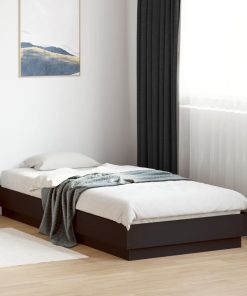 Giroletto Nero 90x200 Cm In Legno Multistrato