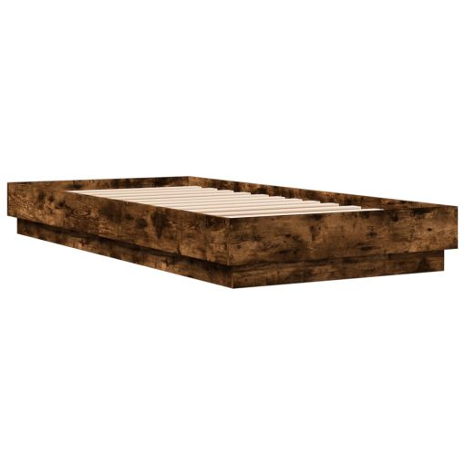 Giroletto Senza Materasso Rovere Fumo 90x200 Cm In Truciolato - Image 3