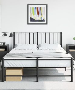 Comodini 2 Pz Neri 34,5x39x62 Cm In Acciaio