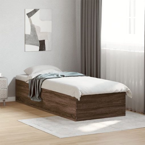 Giroletto Senza Materasso Rovere Marrone 75x190cm In Truciolato