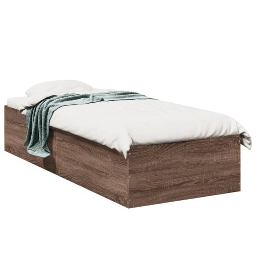 Giroletto Senza Materasso Rovere Marrone 75x190cm In Truciolato - Image 2