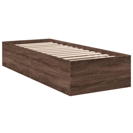 Giroletto Senza Materasso Rovere Marrone 75x190cm In Truciolato - Image 3