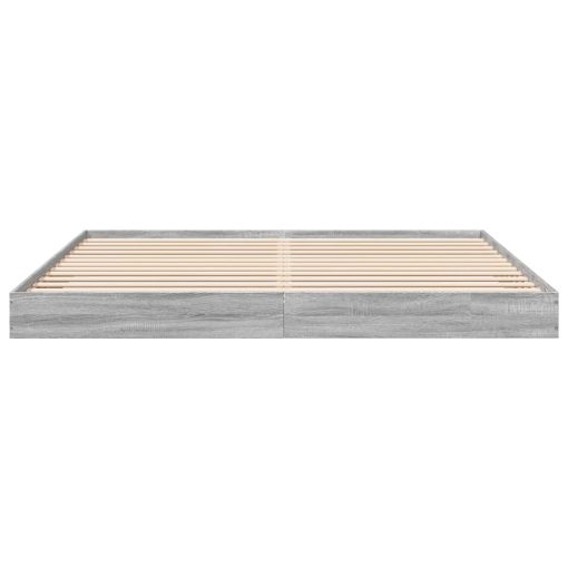 Giroletto Senza Materasso Grigio Sonoma 180x200 Cm Truciolato - Image 4