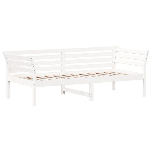 Dormeuse Senza Materasso Bianco 100x200 Cm Legno Massello Pino - Image 3