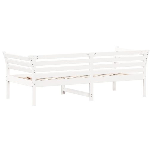 Dormeuse Senza Materasso Bianco 100x200 Cm Legno Massello Pino - Image 6