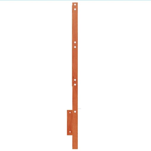Testiera Marrone Cera 135 Cm In Legno Massello Di Pino - Image 5
