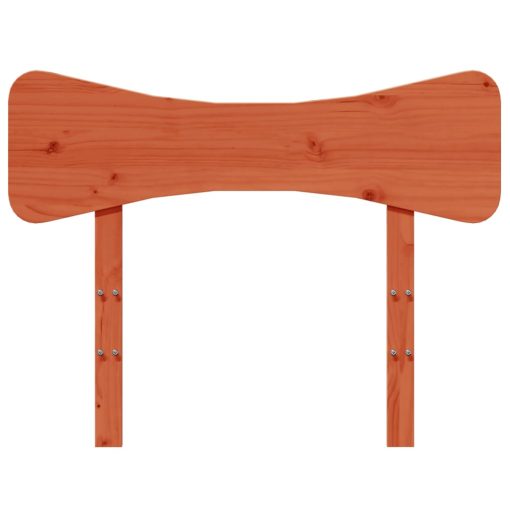 Testiera Marrone Cera 100 Cm In Legno Massello Di Pino - Image 4