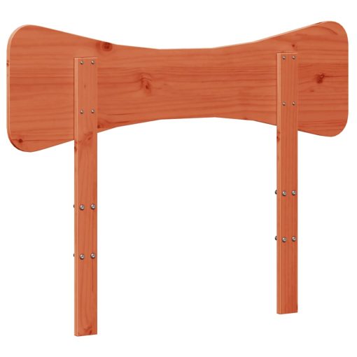 Testiera Marrone Cera 100 Cm In Legno Massello Di Pino - Image 6