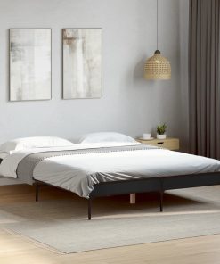 Giroletto Nero 120x200 Cm In Legno Multistrato E Metallo