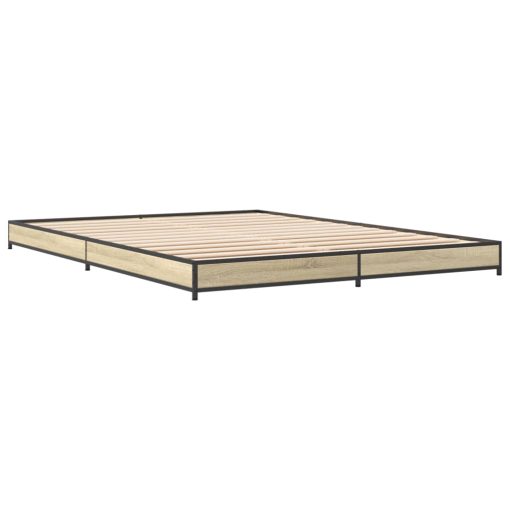 Giroletto Rovere Sonoma 135x190 Cm In Legno Multistrato Metallo - Image 3