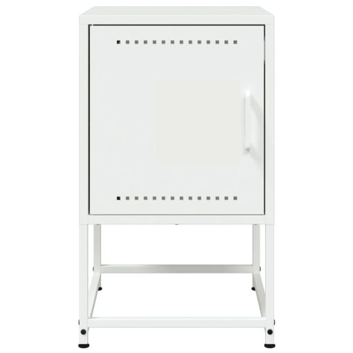Comodini 2 Pz Bianchi 36x39x60,5 Cm In Acciaio - Image 5