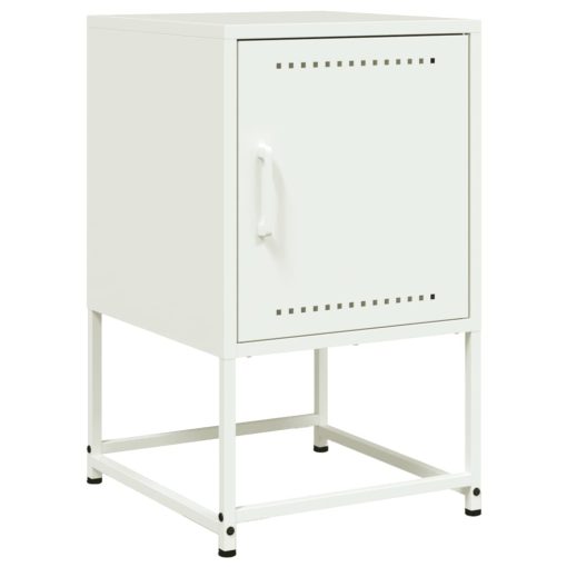 Comodini 2 Pz Bianchi 36x39x60,5 Cm In Acciaio - Image 6