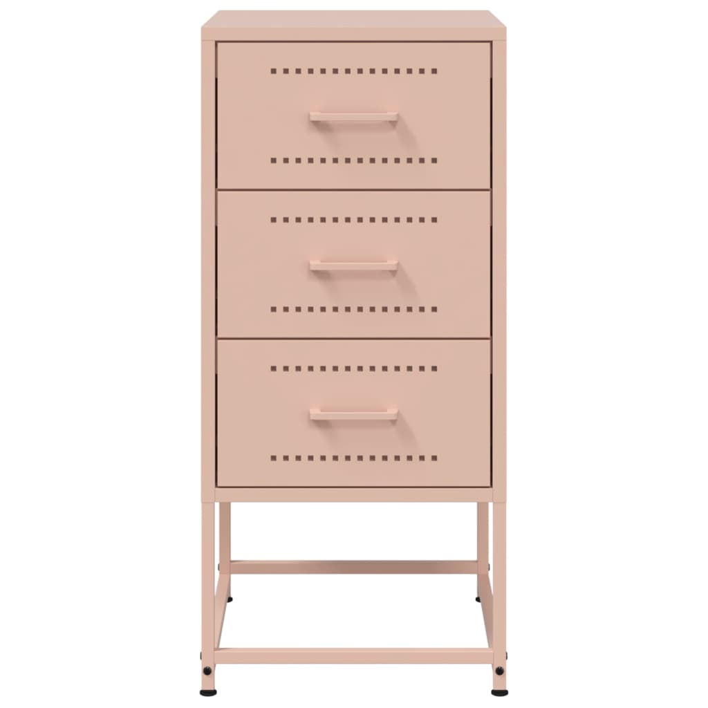 Comodini 2 Pz Rosa 36x39x78 Cm In Acciaio - Image 6