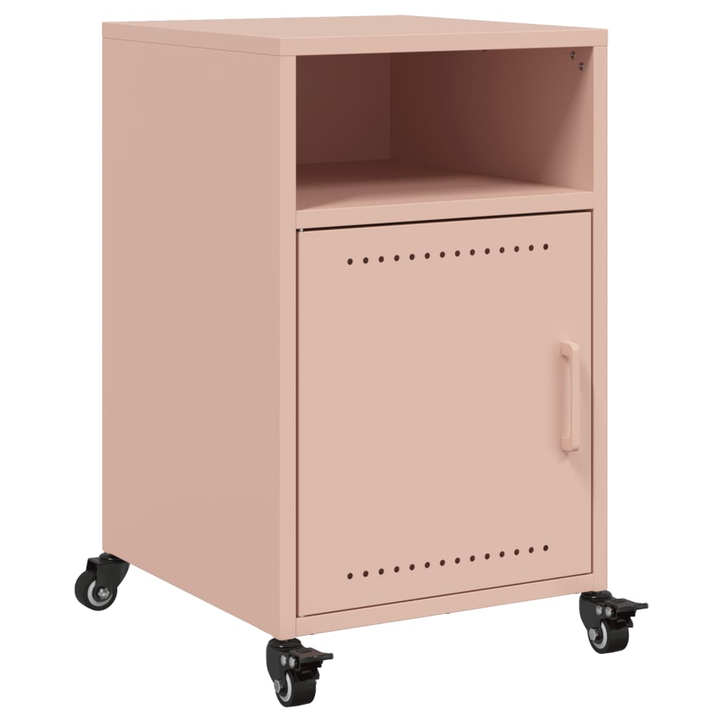 Comodini 2 Pz Rosa 36x39x59 Cm In Acciaio - Image 6