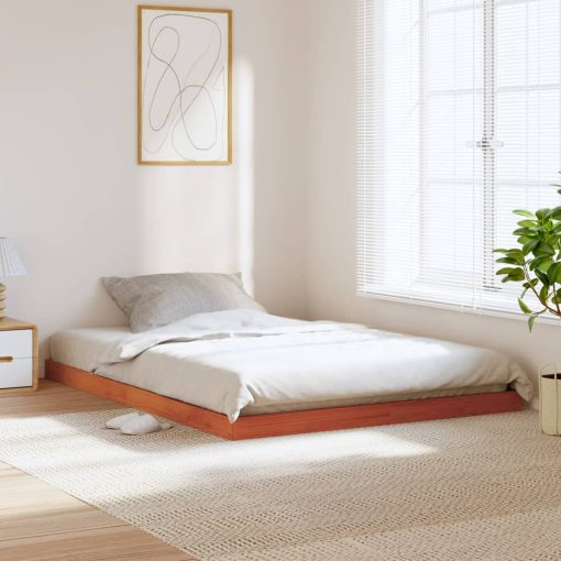 Giroletto Marrone Cera 135x190 Cm In Legno Massello Di Pino