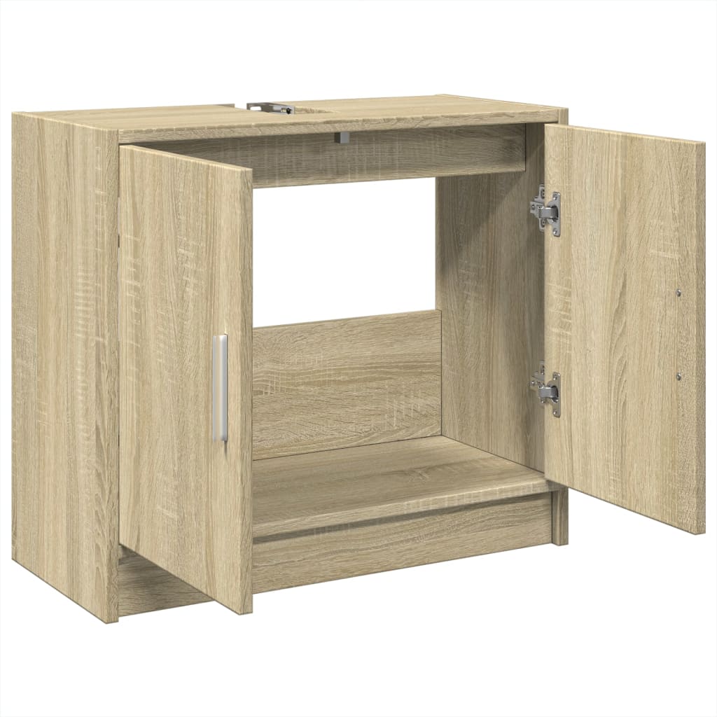 Mobile Lavabo Rovere Sonoma 63x29x55 Cm Legno Multistrato - Image 5