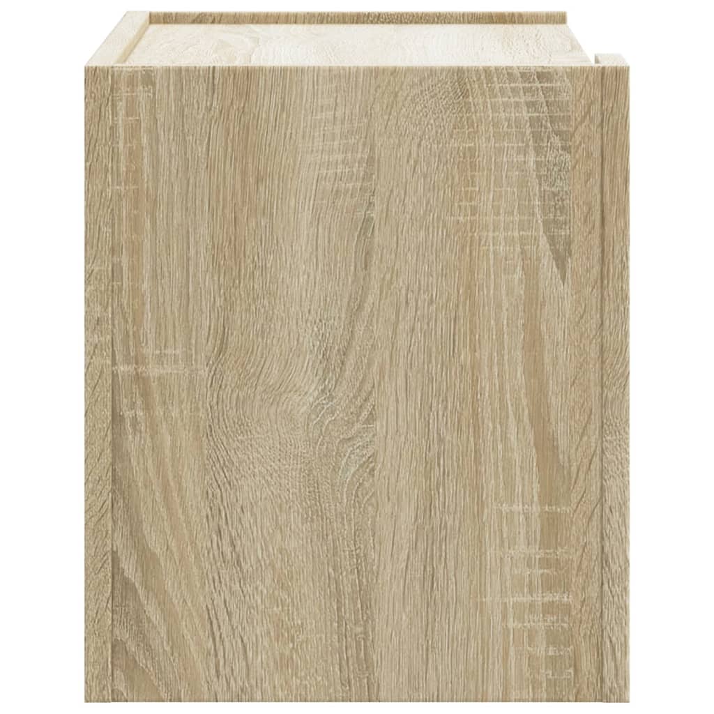 Comodini A Muro 2 Pz Rovere Sonoma 45x30x35 cm - Image 6