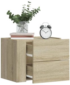 Comodino A Muro Rovere Sonoma 45x30x35 cm