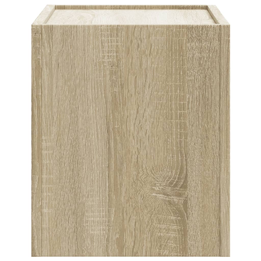 Comodini A Muro 2 Pz Rovere Sonoma 45x30x35 cm - Image 6