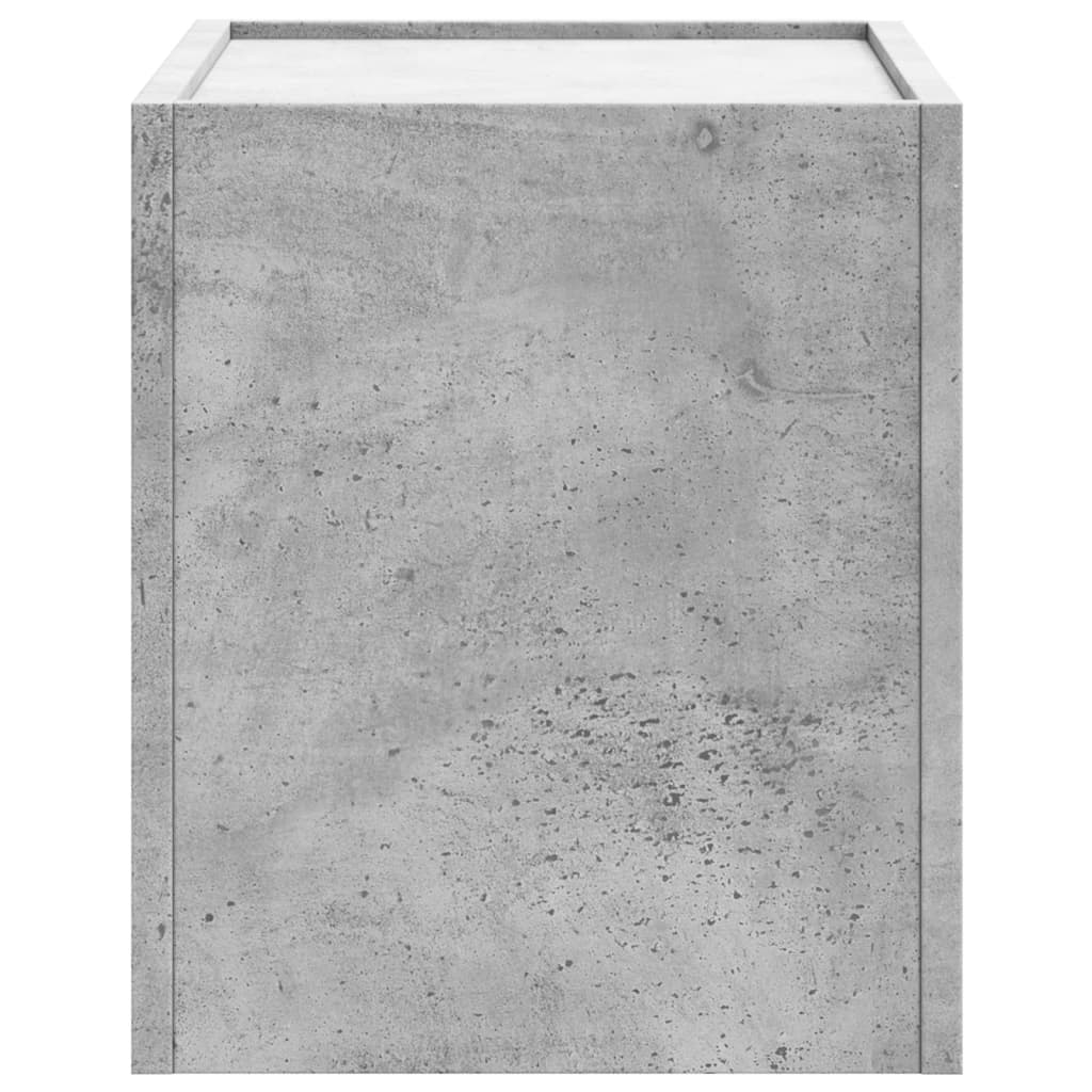 Comodini A Muro 2 Pz Grigio Cemento 45x30x35 cm - Image 6