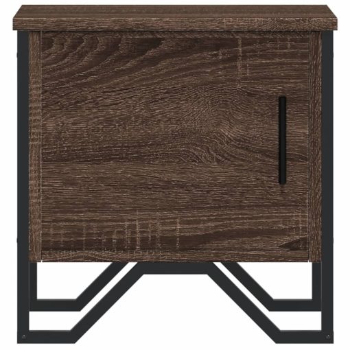 Comodino Rovere Marrone 40x30x40 Cm In Truciolato - Image 5