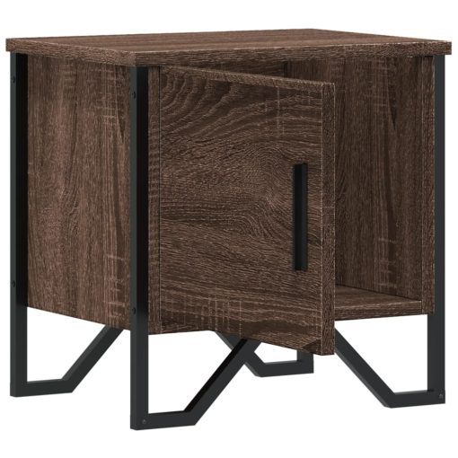 Comodino Rovere Marrone 40x30x40 Cm In Truciolato - Image 6