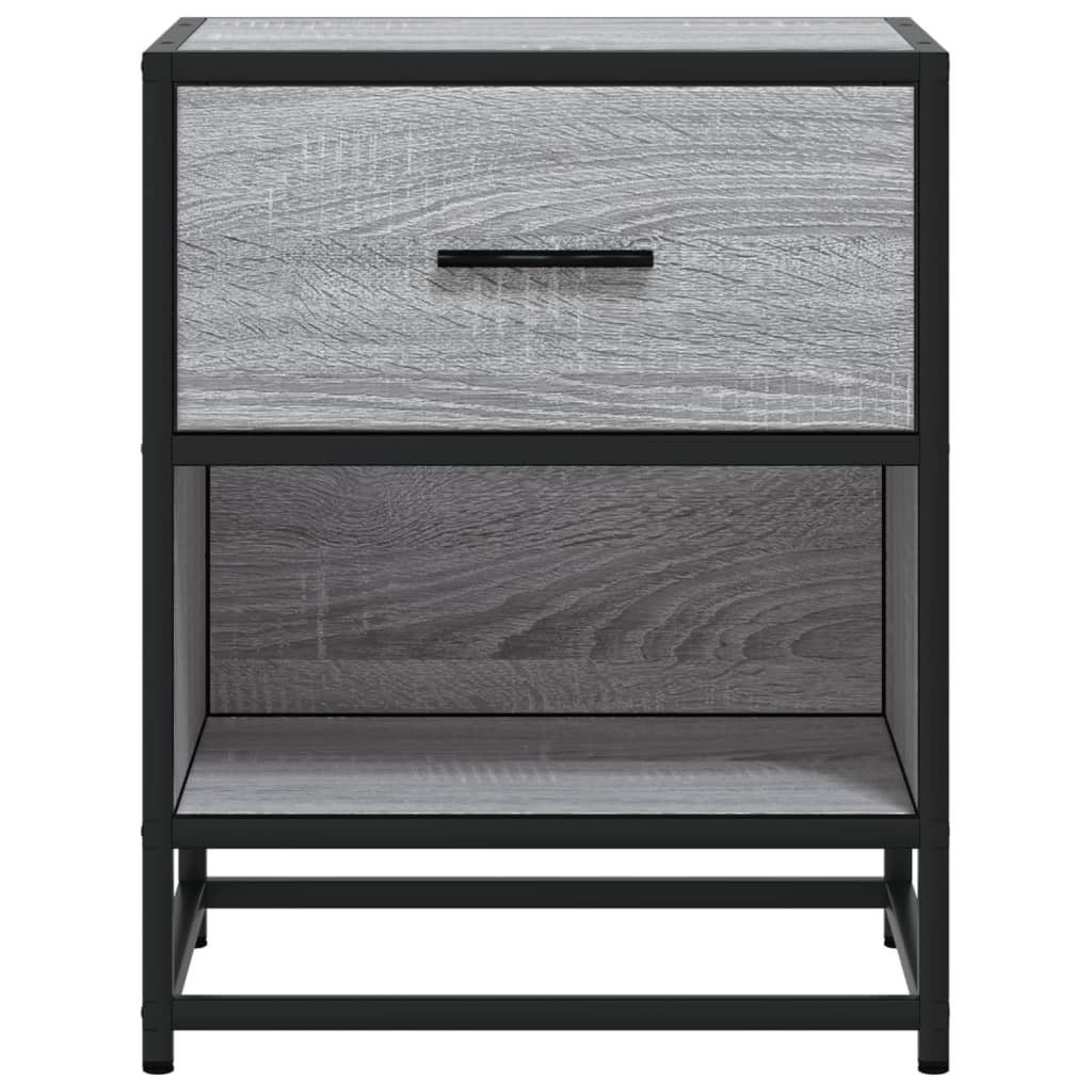 Comodini 2 Pz Grigio Sonoma 40x31x50 Cm In Truciolato - Image 5