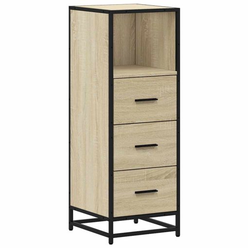 Armadietto Bagno Rovere Sonoma 35x37,5x100 Cm Legno Multistrato - Image 2