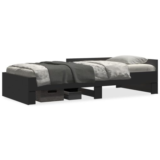 Giroletto Nero 90x200 Cm In Legno Multistrato - Image 2