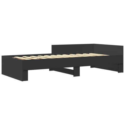 Giroletto Nero 90x200 Cm In Legno Multistrato - Image 3
