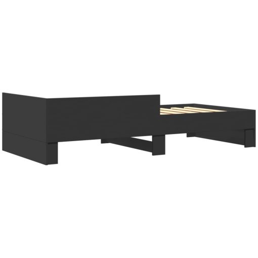 Giroletto Nero 90x200 Cm In Legno Multistrato - Image 6