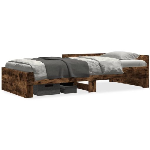 Giroletto Senza Materasso Rovere Fumo 90x200 Cm In Truciolato - Image 2